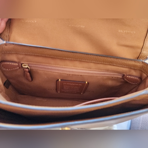 Coach Cassie Crossbody In Colorblock With Snakeskin Detail - Picture 14 of 16